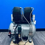 Jun-air 2XOF302-40B Silent Oil-less Dual Pump Compressor Lab Hospital Grade. Fixed Price $1995.00.