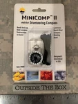 Compass: Mini-comp Ii W/lanyard Micro Orienteering W/rotating Bezel, Sun Company. Fixed Price $11.95.