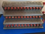 Vintage 36 Key Lab Multi Counter Made Nyc. Fixed Price $44.99.