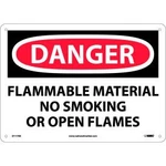 Signs With Safety Message Legend-danger Flammable Material Accuform. Fixed Price $44.51.