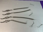 Aesculap (4) Yasargil Spring Hooks Model FF022R. (C183).. Fixed Price $295.00.