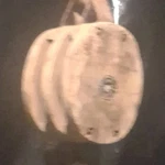 Lockport Block Co. Antique Wooden Maritime Pulley Triple Sheave Iron Usa. Fixed Price $52.50.