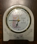 Vintage Precious Moments Jeth Thomas 1990 Love Is Kind" Alarm Clock 6106 Works. Fixed Price $18.99.
