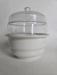 Bel-art Space Saver Polycarbonate Vacuum Desiccator 0.09 Cu. Ft. F42010-0000. Fixed Price $135.00.
