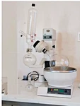 Buchi R-114 Rotavapor Vertical Condenser, B-481 Bath + All New Glass Refurbished. Fixed Price $1499.00.