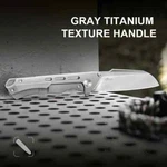 Kizer Cutlery Crest Framelock Folding Knife 3" S35VN Steel Blade Titanium Handle. Fixed Price $149.95.