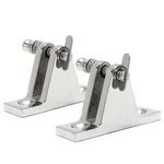NRC&XRC2 Pcs Marine Boat Deck Hinge Mount Bimini Top Fitting Hardware 316 Sta.... Fixed Price $18.65.
