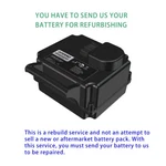 Rebuild Service For Ferno Inx 36V Battery Pack. Fixed Price $450.00.