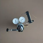 Matheson 1L-350 Regulator, Gauges, Shut-off Valve And Flow Tube (G2). Fixed Price $75.00.