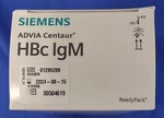 00504619 Siemens Centaur Hbc Igm With Calibrator (100 Tests/kit) Smn# 10308978. Fixed Price $310.00.