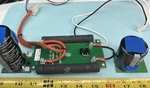 Symbio Corp. #9200-129 Defib Load Board With Panasonic Ce Tup Capacitors. Fixed Price $30.00.