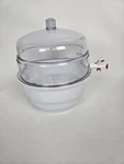 Bel-art"space Saver" Polycarbonate Vacuum Desiccator With Clear Polycarbon.... Fixed Price $195.00.