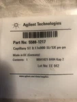 Agilent 5500-1217, Capillary St 0.17X900 Si/sx Ps/ps. Fixed Price $75.00.