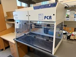 Used Science Purair PCR-48 Laminar Flow Hood 120V. Fixed Price $2160.00.