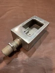 Table Top Outlet/device Box Flush Mount Hd Watersaver Faucet Co. Model E300. Fixed Price $20.00.