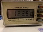 Physitemp Thermalert TH-8 Temperature Monitor And Cable Probe.. Fixed Price $106.25.
