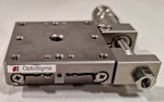 Optosigma TSD-401S 40X40MM Exc Bearing, Steel, X-axis Stage, Side Micrometer. Fixed Price $129.00.