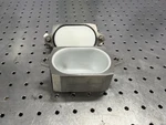 Retsch Emax 125ML Zirconia Grinding Jar Ball Mill Vessel W/ Lid. Fixed Price $1200.00.