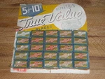 True Value Razor Blades - 25 Packs Of Hibbard Spencer Bartlett Co. Nos. Fixed Price $80.00.