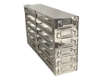 Labrepco 6-DRAWER 24-PLACE Stainless Steel Freezer Storage Rack For X5 X2 Box. Fixed Price $189.99.