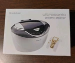 Brookstone Ultrasonic Jewelry Cleaner Stainless Steel Tank With Watch Hanger Nib. Fixed Price $40.00.