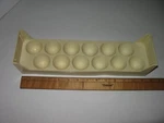 Vintage Refrigerator Egg Bin Storage Tray Holder Container - Holds 12 1980S. Fixed Price $7.95.