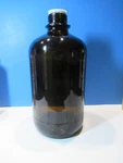 Brandtech Amber Brown Glass Threaded Bottle Dispensette (all Models) 2500ML. Fixed Price $30.00.