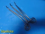 Lot Of V. Mueller SU10592 Gray Cystic Duct Forceps 9" Curved, Serrated 37615. Fixed Price $59.99.