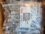 100 Thermo Scientific National S7510-5 Luer Slip Plastic Syringe 5ML. Fixed Price $40.00.