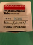 Hamamatsu Photomultiplier Tube R508 28MM Photocathode 9-STAGE Side-on 185-810NM. Fixed Price $399.50.
