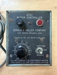 GT-21 Motor Controller G.k. Heller Gkh 115V 50-60HZ. Fixed Price $20.00.