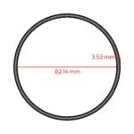 OR236 AS568-236 O-rings Buna-n, 90 Durometer, Black, Nbr, Nitrile 10 Pack. Fixed Price $5.50.