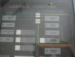 Lumonics Lasermark Remote Service Control Panel # 232NA451E W/ Cord. Fixed Price $125.00.