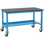 Global Industrial? Mobile Lab Workbench, 72 X 30", Phenolic Safety Edge, Blue. Fixed Price $2161.80.
