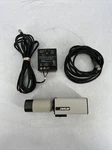 Javelin JE7362 Cctv Camera 12VDC With Extended Lens, Power Supply, And Cord. Fixed Price $34.62.