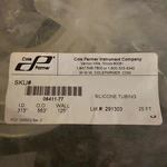 Cole-parmer Masterflex Platinum Cured Silicone Tubing 06411-77 .56. Fixed Price $50.00.