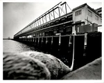 LG923 1983 Orig Grecco Photo Old Army Base Pier Boston Battleship Iowa Station. Fixed Price $20.00.