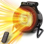 Space Heaters For Indoor Use, 1500W Electric With Remote & Display Thermo. Fixed Price $77.99.