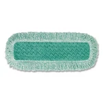 Rubbermaid Commercial Q418GN 18" Microfiber Dust Pad With Fringe - Grn New. Fixed Price $21.83.