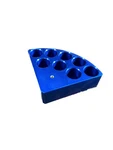 Chemglass 8-PLACE Pie Wedge For 2 Dram 8ML Vials Anodized Blue CG-1991-P-14. Fixed Price $41.99.