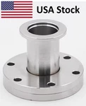 Conflat Cf To Kf Flange Reducer Converter For Vacuum System. Fixed Price $42.00.