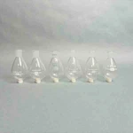 Chemglass 50 Ml Single Neck Evaporating Flask 14/20 Outer Joint Set Of 6. Fixed Price $52.50.