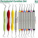 Set Of 11 Dental Gracey Curettes Perio Hollow Handle Surgical Hygiene Scalers. Fixed Price $102.15.