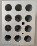 Thermolyne BK165X6A Dry Bath Incubator Modular Heater Block , 12-SPACE. Fixed Price $40.00.