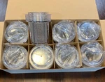 Dental Vacuum Pump Evacuation Canister W/ Screen Filter Trap #2300 8/BOX. Fixed Price $79.95.