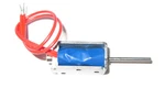 Miniature Pin Solenoid Valve 6VDC To 12VDC With Leads 12OHM .8" X .4" 9VDC. Fixed Price $6.99.