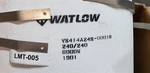 Watlow Ceramic Fiber Heater VS414A24S-0001R 240/240V 6000W Semi Cylinder New. Fixed Price $725.80.