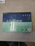 Evga 128-A8-N303-L2 Agp Card Nvidia E-geforce Fx 5200 128MB S-video Sealed. Fixed Price $60.00.