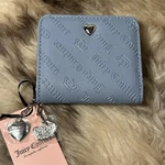Nwt Juicy Couture Not Your Babe Small Zip Around Wallet - Slate Blue. Fixed Price $22.50.