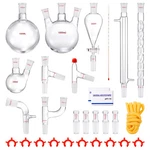Uimoso Lab Glassware Distillation Kit 1000ML 3.3 Boro 29 Pcs Equipment. Fixed Price $74.99.